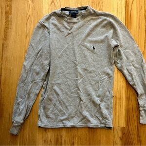 Polo by Ralph Lauren Gray Long Sleeve Tee